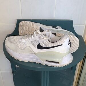 Nike White and Black Athletic Shoes